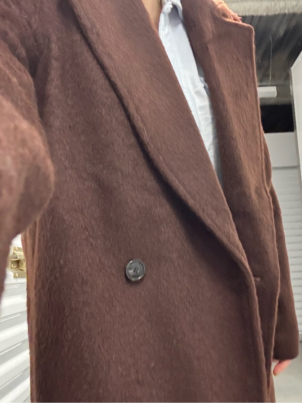 Magaschoni long coat brown -Chocolate